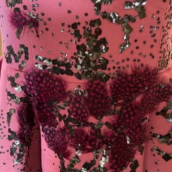 Carolina Herrera Embroidered dress size 4 New - Picture 14 of 14